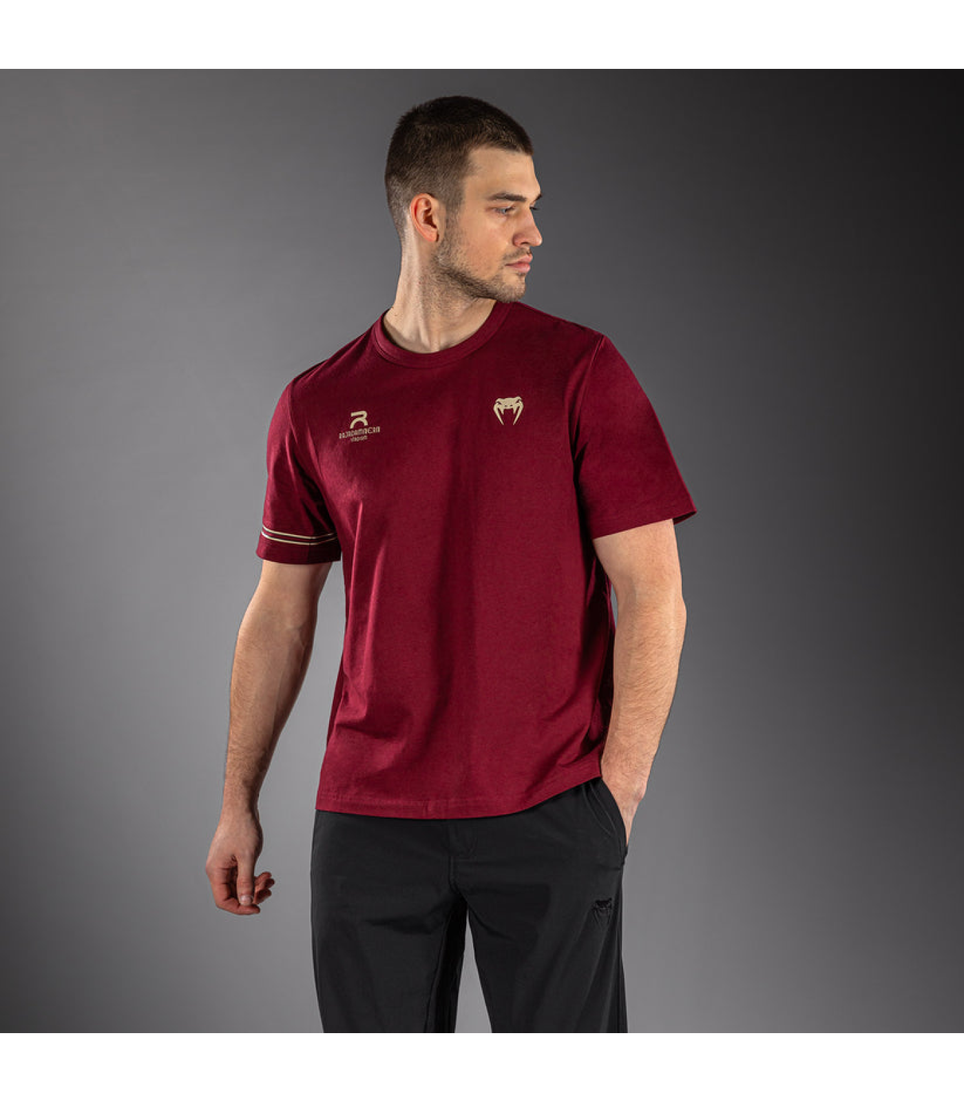 Тениска - Venum x Rajadamnern T-Shirt - Burgundy​